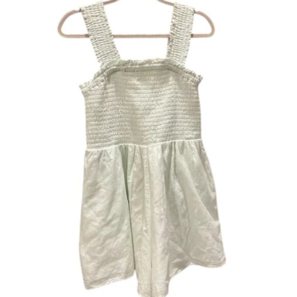 American Eagle striped smocked mini romper size L - Picture 2 of 5